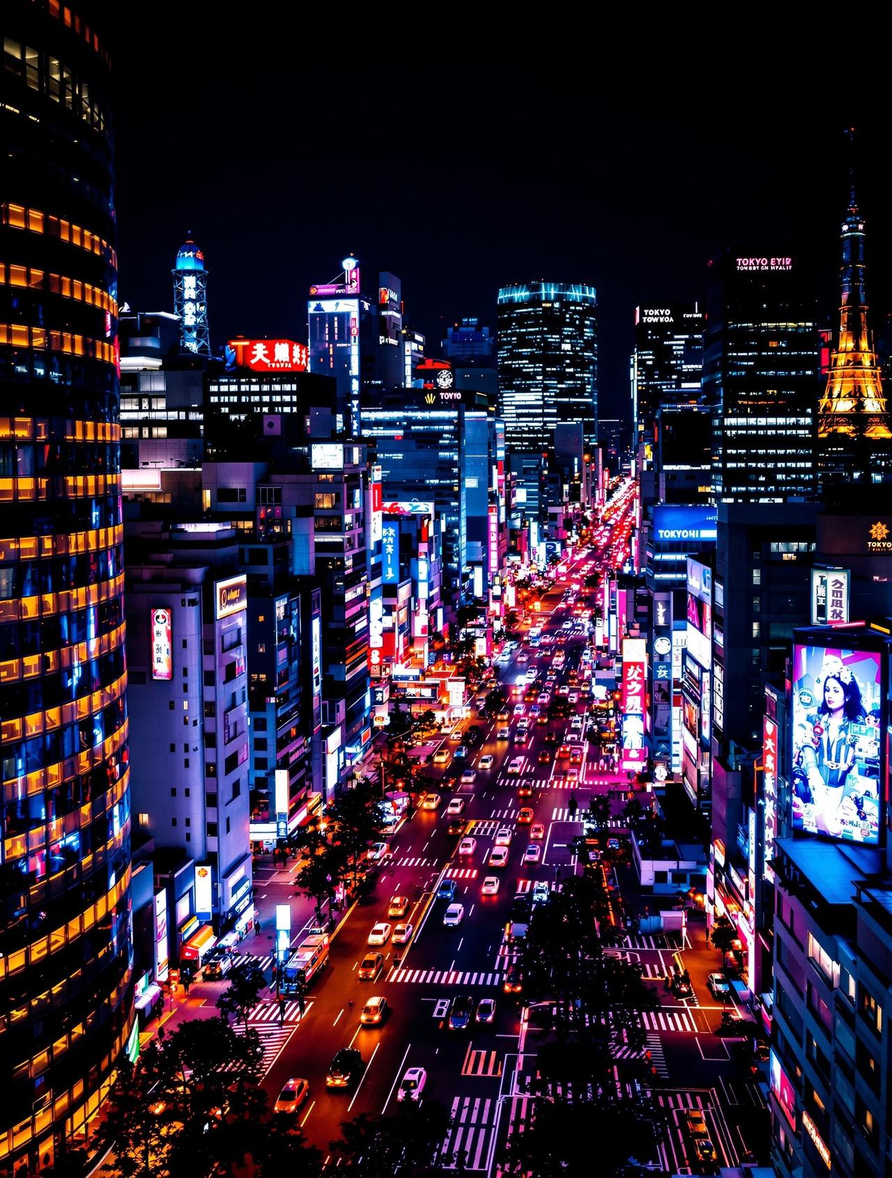 飘雪影院-城市之光：东京夜景延时摄影